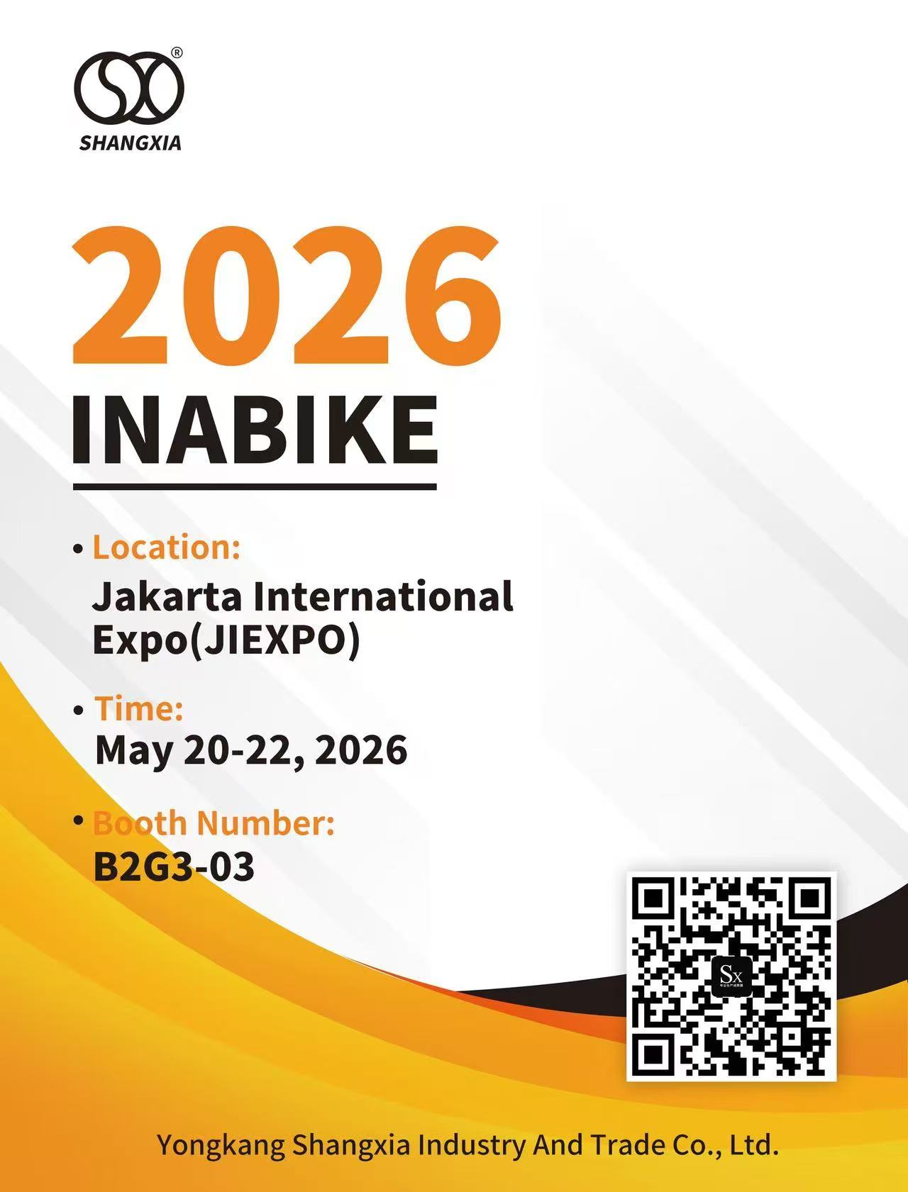 2026 Inabike प्रदर्शनी, SXJZ मोटरसाइकल शक अवशोषक आउँदैछ!